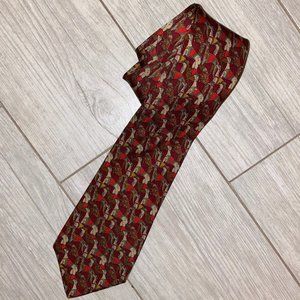 Salvatore Ferragamo Mens Tie 100% Silk